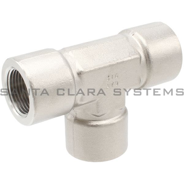 Swagelok SS-12-T Stainless Steel Tee Pipe Fitting Product Image