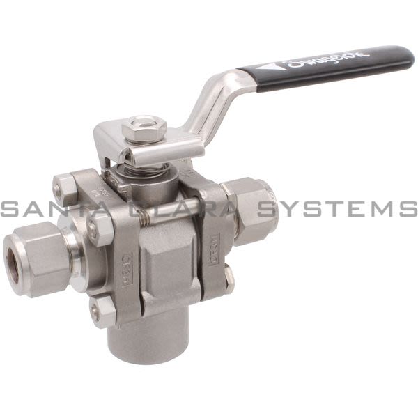 Swagelok SS-63XTS8-F8 3-Way Ball Valve Product Image