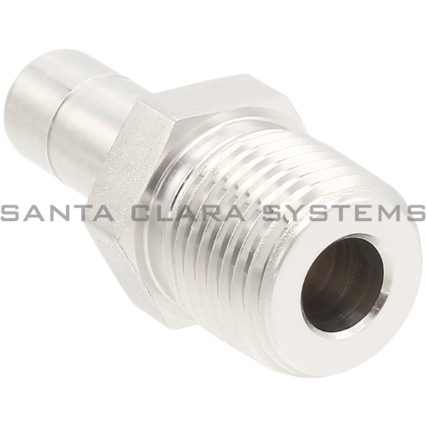 Swagelok Stainless Steel Tube Adapter – 3/8" Tube OD X 3/8" MNPT – SS-6-TA-1-6 – New Old Stock