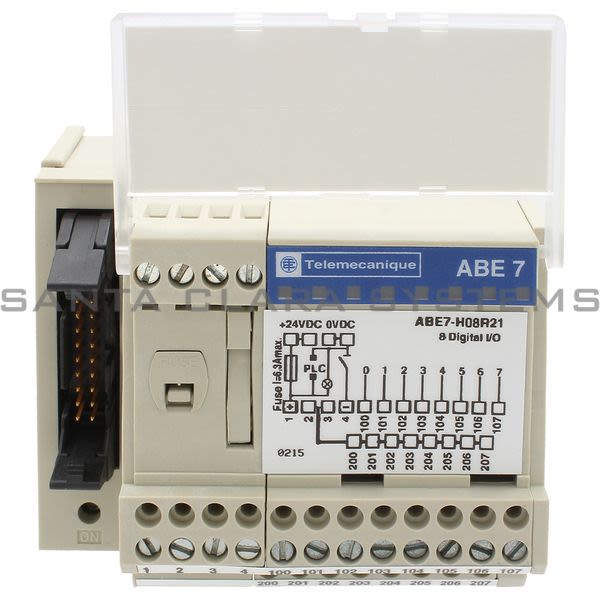 Telemecanique ABE7H08R21 passive connection sub-base ABE7 - 8 inputs or outputs - Led Product Image