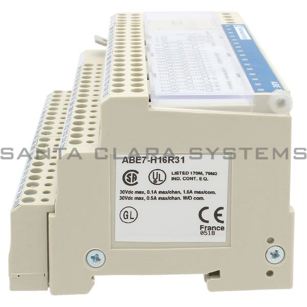 Telemecanique ABE7H16R31  passive connection sub-base ABE7 - 16 inputs or outputs - Led Product Image