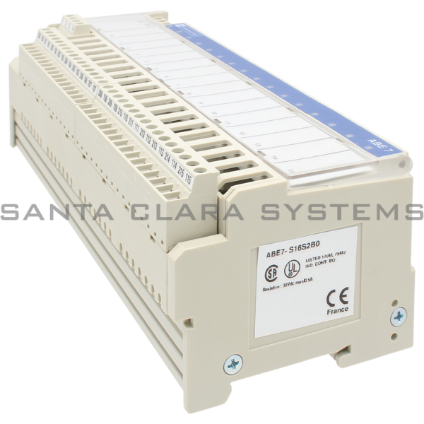 Telemecanique ABE7S16S2B0 sub-base - soldered solid state output relay ABE7 - 16 outputs - 0.5 A Product Image