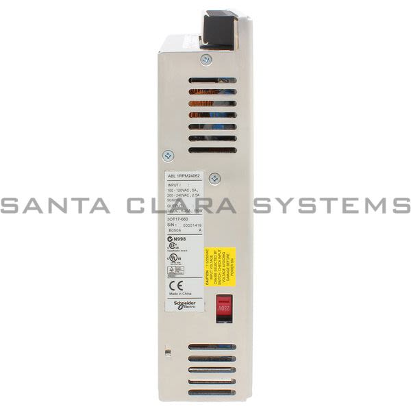 Telemecanique ABL1RPM24062 regulated SMPS - single phase - 100..240 V input - 24 V output - 150 W Product Image