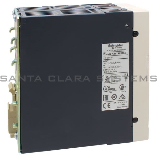Telemecanique ABL7RP1205 regulated SMPS - 1 or 2-phase - 100.240 V AC- 12 V - 5 A Product Image