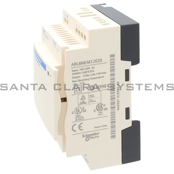 Telemecanique ABL8MEM12020  regulated SMPS - 1 or 2-phase - 100..240 V AC - 12 V - 2 A Product Image