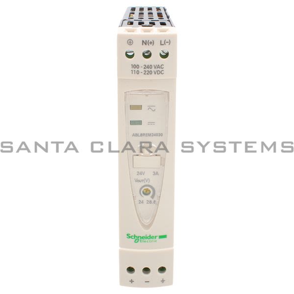 Telemecanique ABL8REM24030  regulated SMPS - 1 or 2-phase - 100..240 V AC - 24 V - 3 A Product Image