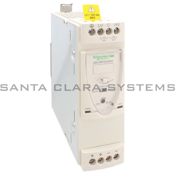 Telemecanique ABL8RPS24030 regulated SMPS - 1 or 2-phase - 100..500 V - 24 V - 3 A Product Image