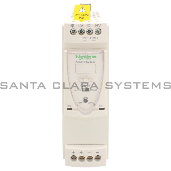 Telemecanique ABL8RPS24030 regulated SMPS - 1 or 2-phase - 100..500 V - 24 V - 3 A Product Image