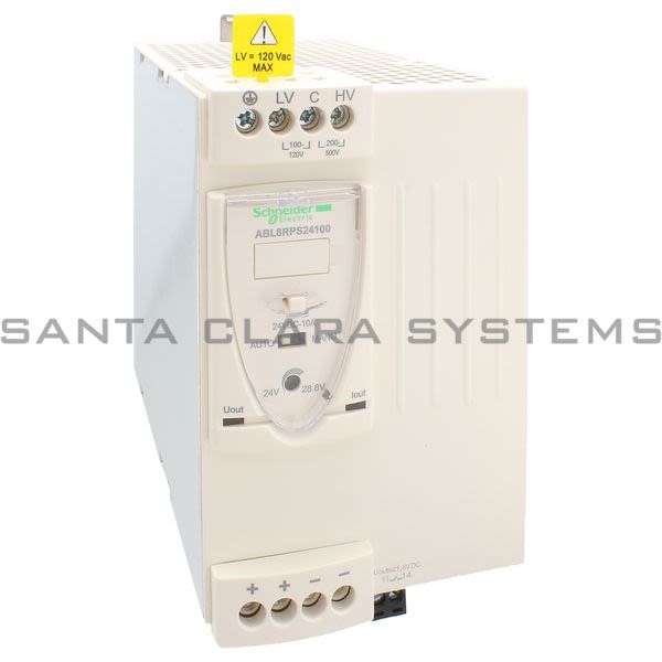 Telemecanique ABL8RPS24100 regulated SMPS - 1 or 2-phase - 100..500 V - 24 V - 10 A Product Image