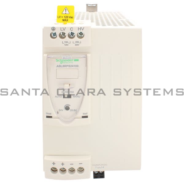 Telemecanique ABL8RPS24100 regulated SMPS - 1 or 2-phase - 100..500 V - 24 V - 10 A Product Image