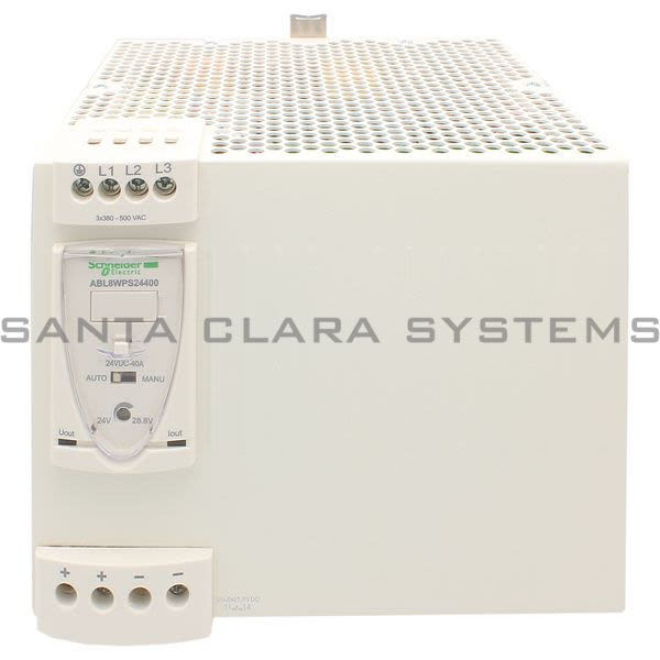 Telemecanique ABL8WPS24400 regulated SMPS - 3-phase - 380..500 V - 24 V - 40 A Product Image