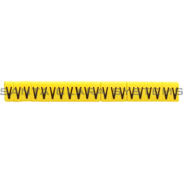 Telemecanique AR1MB01V yellow clip-in marker symbolic character V - set of 200 Product Image