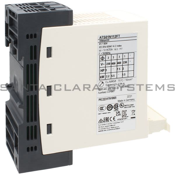 Telemecanique ATS01N112FT Soft Starter Product Image
