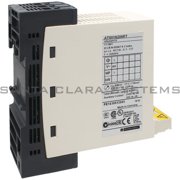 Telemecanique ATS01N206RT soft starter for asynchronous motor - ATS01 - 6 A - 460..480 V Product Image