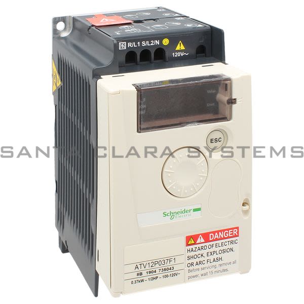 Telemecanique ATV12P037F1 Variable Speed Drive Product Image