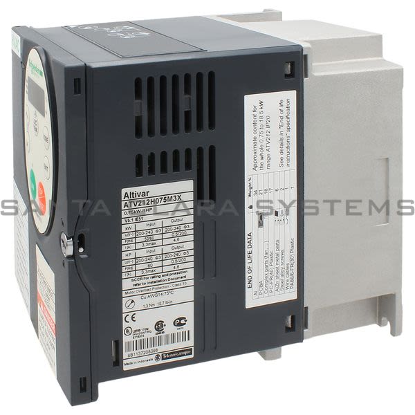 Telemecanique ATV 212H075M3X  Variable Speed Drive Product Image