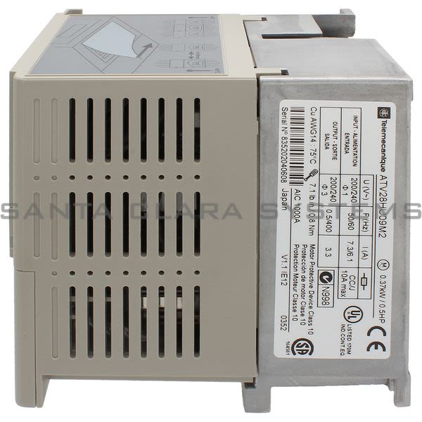 Telemecanique ATV28HU09M2U AC Drive Product Image