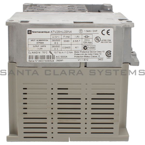 Telemecanique ATV28HU29N4U AC Speed Drive Product Image