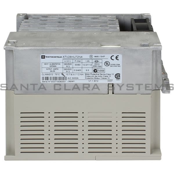 Telemecanique ATV28HU72N4 Variable Speed Drive Product Image