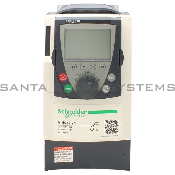 Telemecanique ATV71H075N4 variable speed drive ATV71 - 0.75kW-1HP - 480V - EMC filter-graphic terminal Product Image