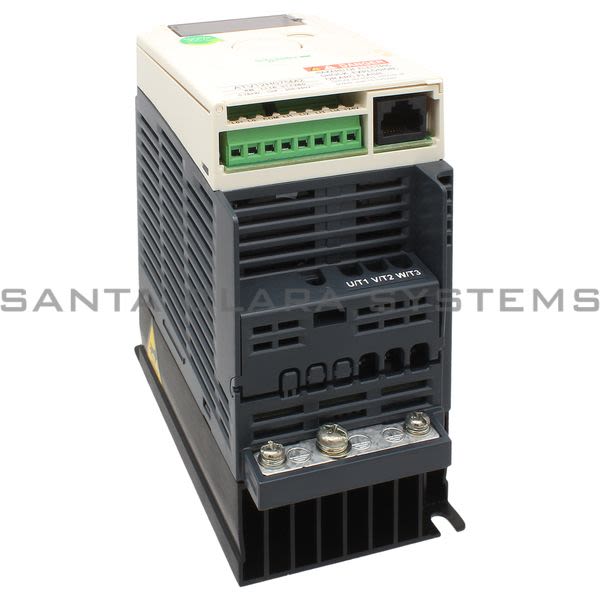 Telemecanique ATV12H075M2 variable speed drive ATV12 - 0.75kW - 1hp - 200..240V - 1ph - with heat sink Product Image