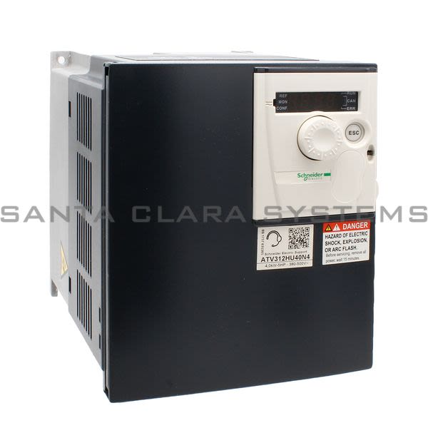 Telemecanique ATV312HU40N4 variable speed drive ATV312 - 4kW - 9.2kVA - 150 W - 380..500 V - 3-phase supply Product Image