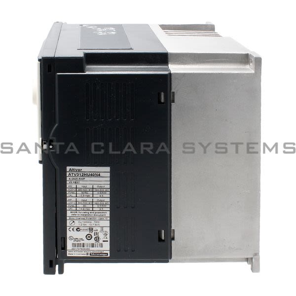 Telemecanique ATV312HU40N4 variable speed drive ATV312 - 4kW - 9.2kVA - 150 W - 380..500 V - 3-phase supply Product Image