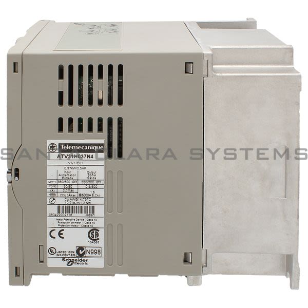 Telemecanique ATV31H037N4 variable speed drive ATV31 - 0.37kW - 500V 3-phase supply - EMC filter - IP20 Product Image