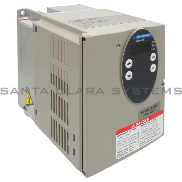 Telemecanique ATV31H055N4 variable speed drive ATV31 - 0.55kW - 500V 3-phase supply - EMC filter - IP20 Product Image