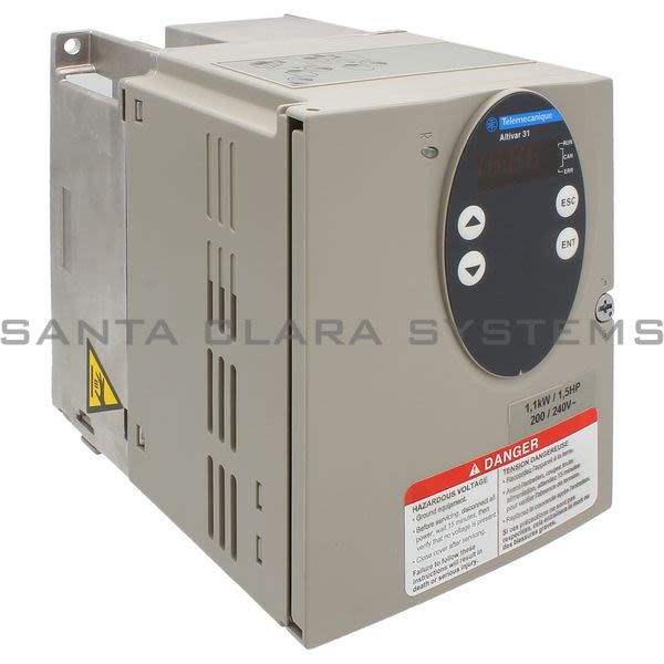 Telemecanique ATV31HU11M3X  variable speed drive ATV31 - 1.1kW - 240V 3-phase supply - IP20 Product Image