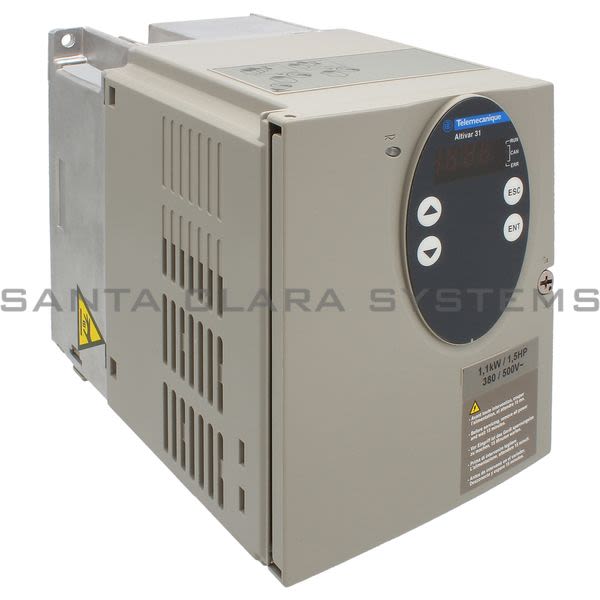 Telemecanique ATV31HU11N4  variable speed drive ATV31 - 1.1kW - 500V 3-phase supply - EMC filter - IP20 Product Image