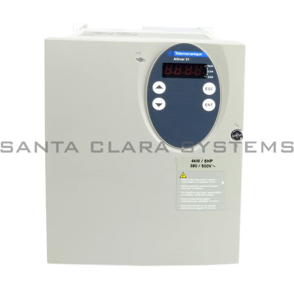 Telemecanique ATV31HU40N4 variable speed drive ATV31 - 4kW - 500V 3-phase supply - EMC filter - IP20 Product Image