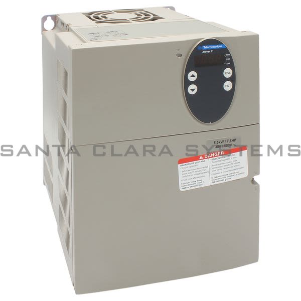 Telemecanique ATV31HU55N4  variable speed drive ATV31 - 5.5kW - 500V 3-phase supply - EMC filter - IP20 Product Image