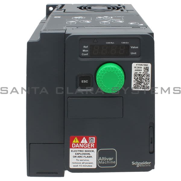 Telemecanique ATV320U15N4C  variable speed drive ATV320 - 1.5kW - 380...500V - 3 phase - compact Product Image