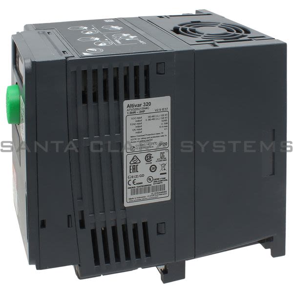 Telemecanique ATV320U15N4C  variable speed drive ATV320 - 1.5kW - 380...500V - 3 phase - compact Product Image