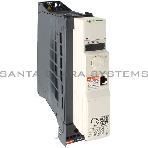 Telemecanique ATV32HU22M2 variable speed drive ATV32 - 2.2 kw - 200 V - 1 phase - with heat sink Product Image