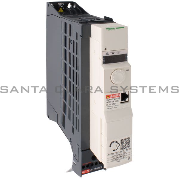 Telemecanique ATV32HU22N4 variable speed drive ATV32 - 2.2 kw - 400 V - 3 phase - with heat sink Product Image