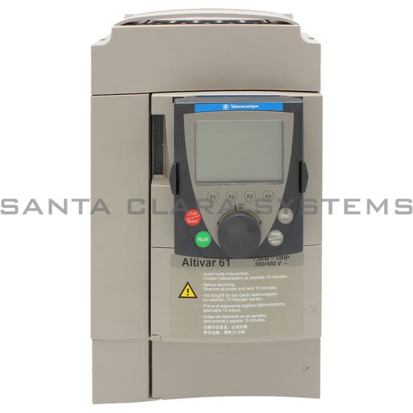 Telemecanique ATV61HU75N4 ATV61 7,5 kW 10HP 480V 3 phases EMC IP20 with graph term Product Image