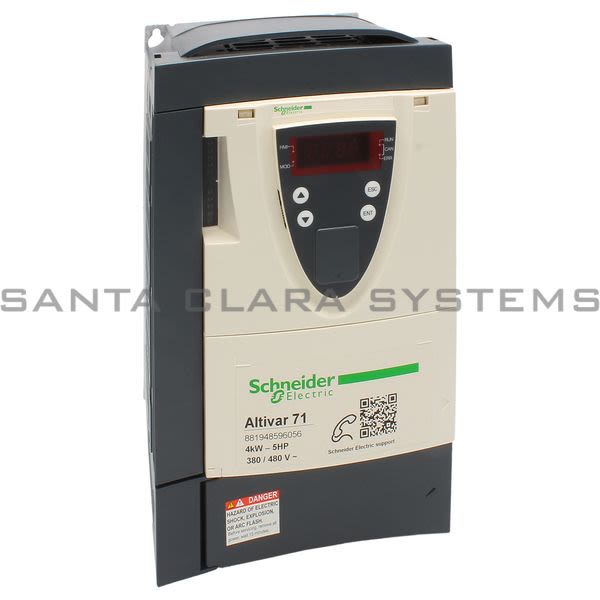 Telemecanique ATV71HU40N4Z  variable speed drive ATV71 - 4kW-5HP - 480V - EMC filter-w/o graphic terminal Product Image