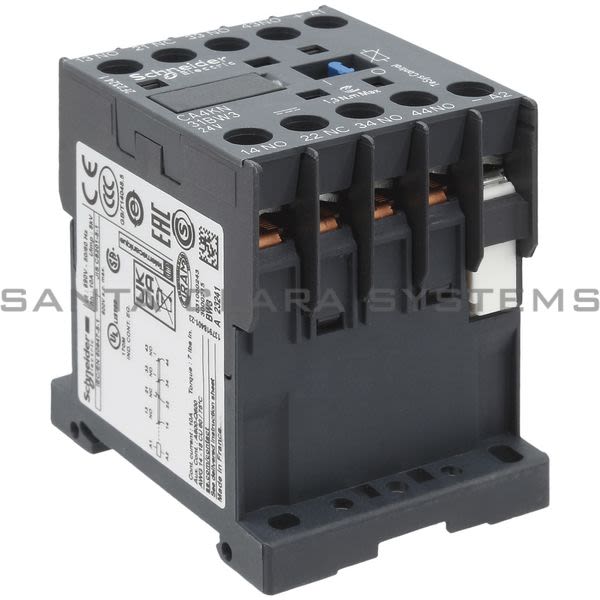 Telemecanique CA4KN31BW3 TeSys K control relay - 3 NO + 1 NC - <= 690 V - 24 V DC low consumption coil Product Image