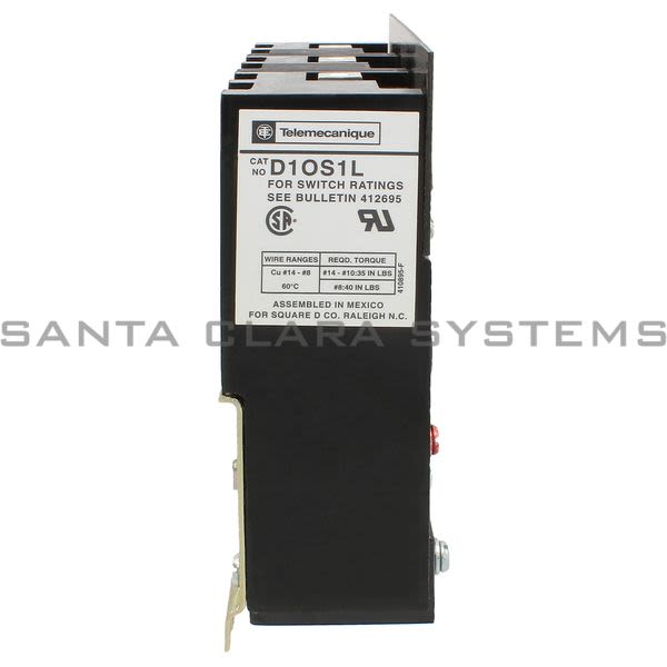 D10S1L Telemecanique Motor Control Switch Santa Clara Systems