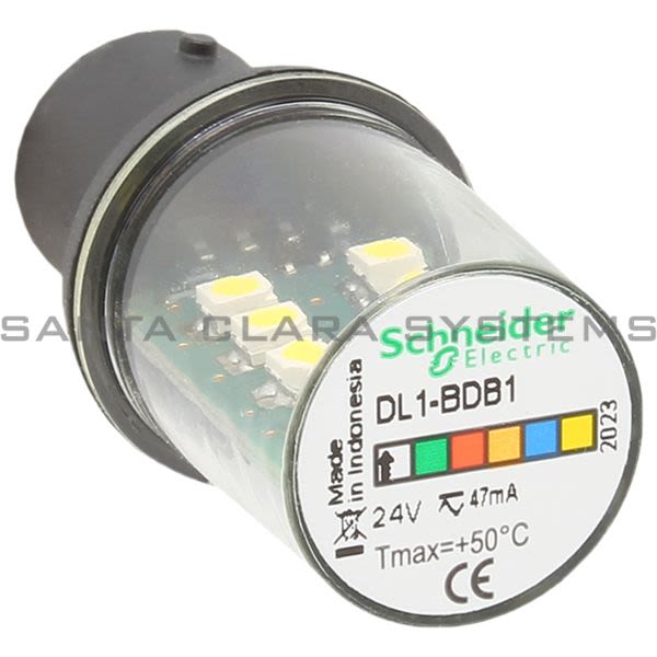 Telemecanique DL1BDB1 WHITE LED BA15D 24VAC/DC Product Image