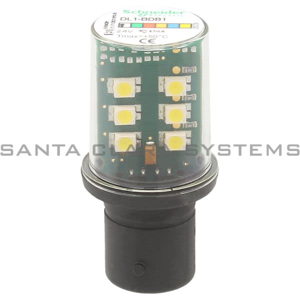 Telemecanique DL1BDB1 WHITE LED BA15D 24VAC/DC Product Image