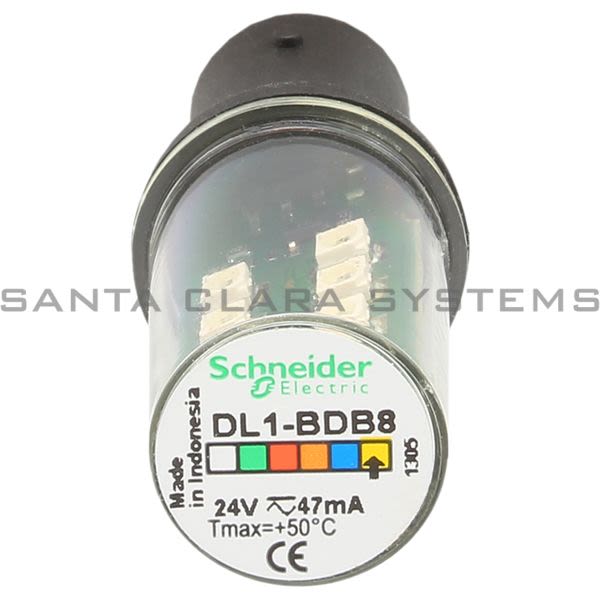 Telemecanique DL1BDB8 YELLOW LED BA15 24VAC/DC Product Image