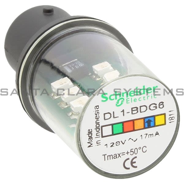 Telemecanique DL1BDG6 BLUE LED BA15D 120VAC Product Image