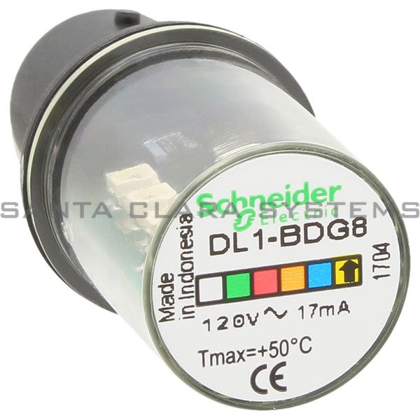 Telemecanique DL1BDG8 YELLOW LED BA15 120VAC Product Image