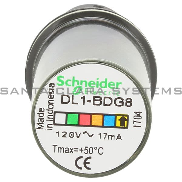 Telemecanique DL1BDG8 YELLOW LED BA15 120VAC Product Image