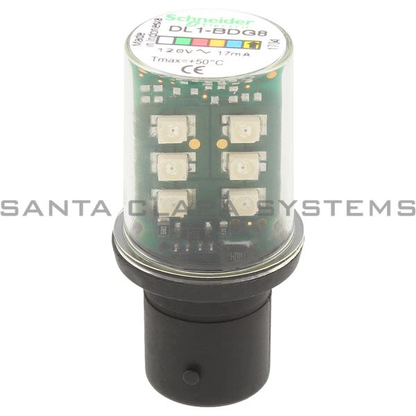 Telemecanique DL1BDG8 YELLOW LED BA15 120VAC Product Image