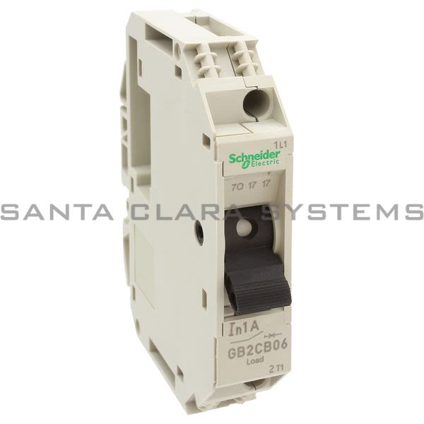 Telemecanique GB2CB06  TeSys GB2 - thermal-magnetic circuit breaker - 1P - 1 A - Id = 14 A Product Image