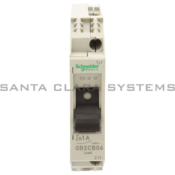 Telemecanique GB2CB06  TeSys GB2 - thermal-magnetic circuit breaker - 1P - 1 A - Id = 14 A Product Image